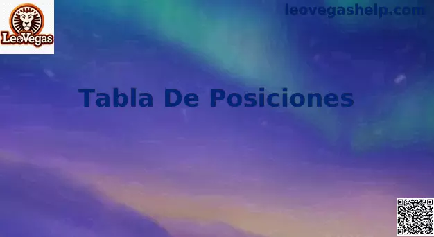 Tabla de posiciones en fútbol